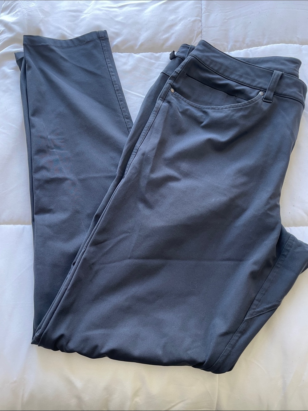 Lululemon Men's Slim Stretch in Dark Charcoal ABC